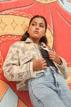 Denim Cropped Jacket