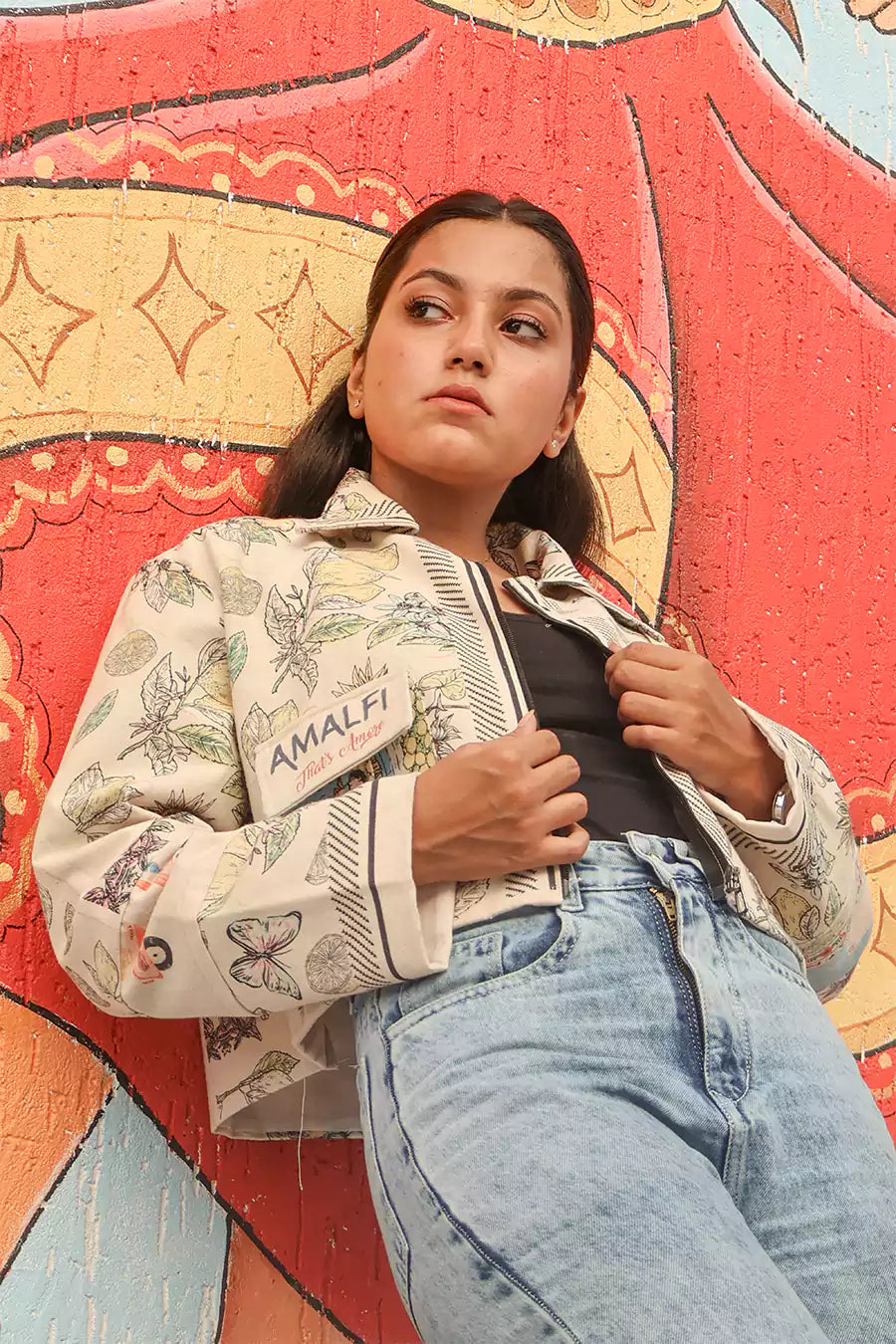 Denim Cropped Jacket