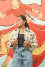 Denim Cropped Jacket