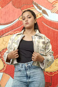 Denim Cropped Jacket