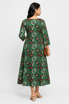 Green Anarkali Kurti