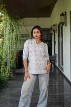 Printed Cotton Short Kurti