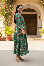Green Anarkali Kurti