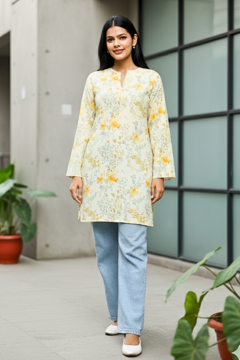 Yellow Kurti