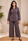 avAraNIya® Pure Cotton Ajrakh Co-ord Set