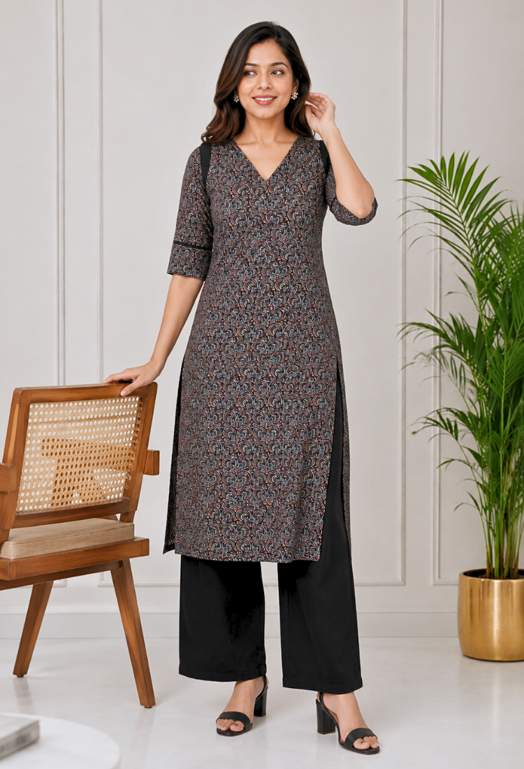 Kalamkari Cotton Kurti