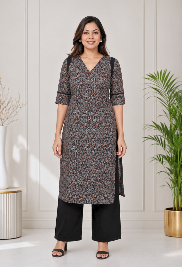 Kalamkari Cotton Kurti
