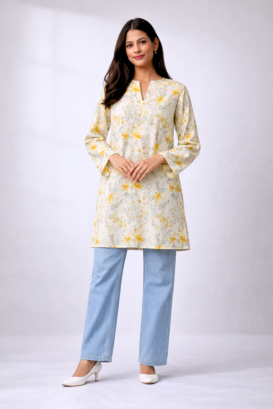 Yellow Kurti