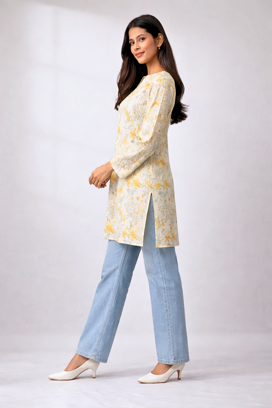 Yellow Kurti