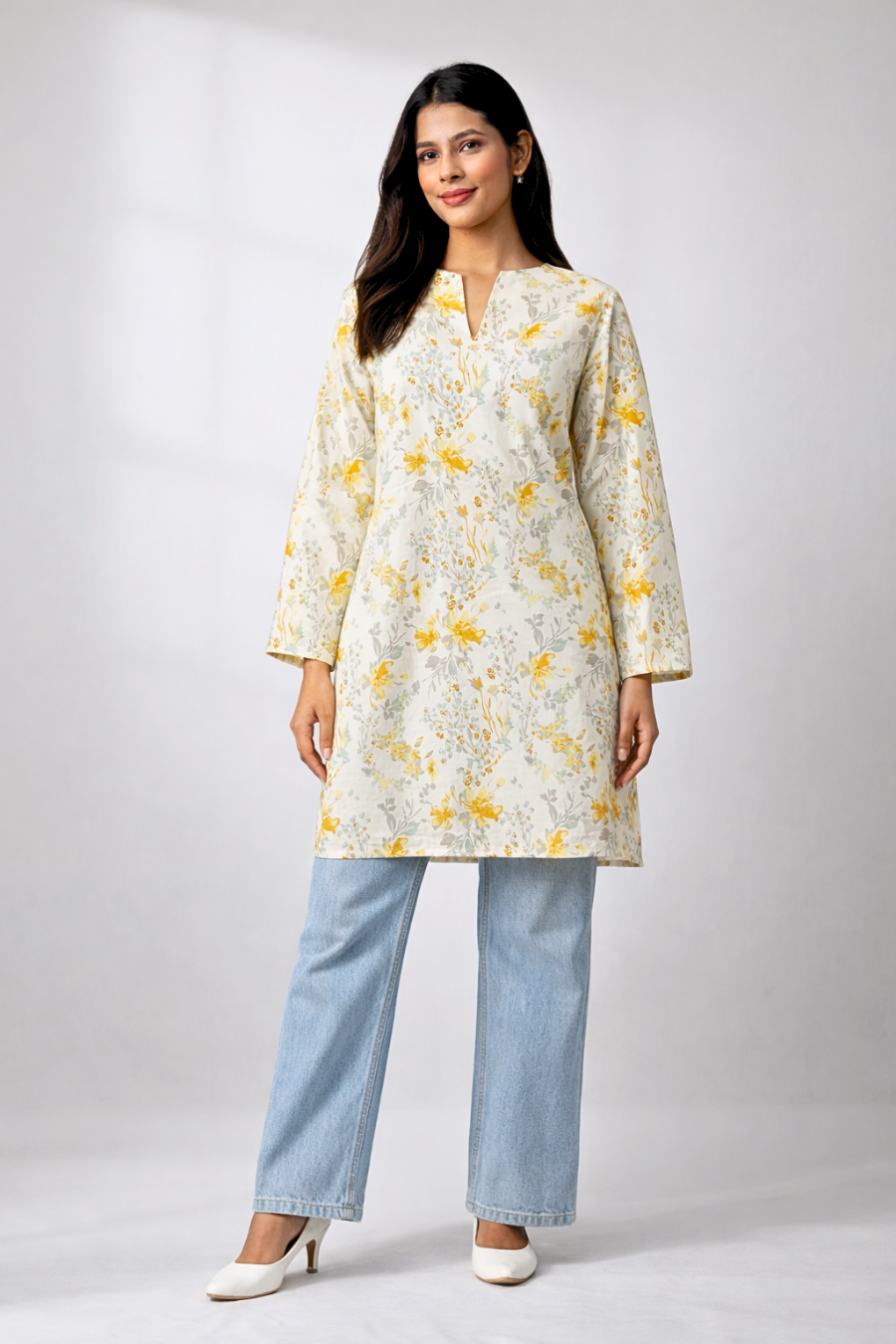 Yellow Kurti