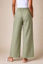 avAraNIya® Women High Waist Wide Leg Trouser Pants