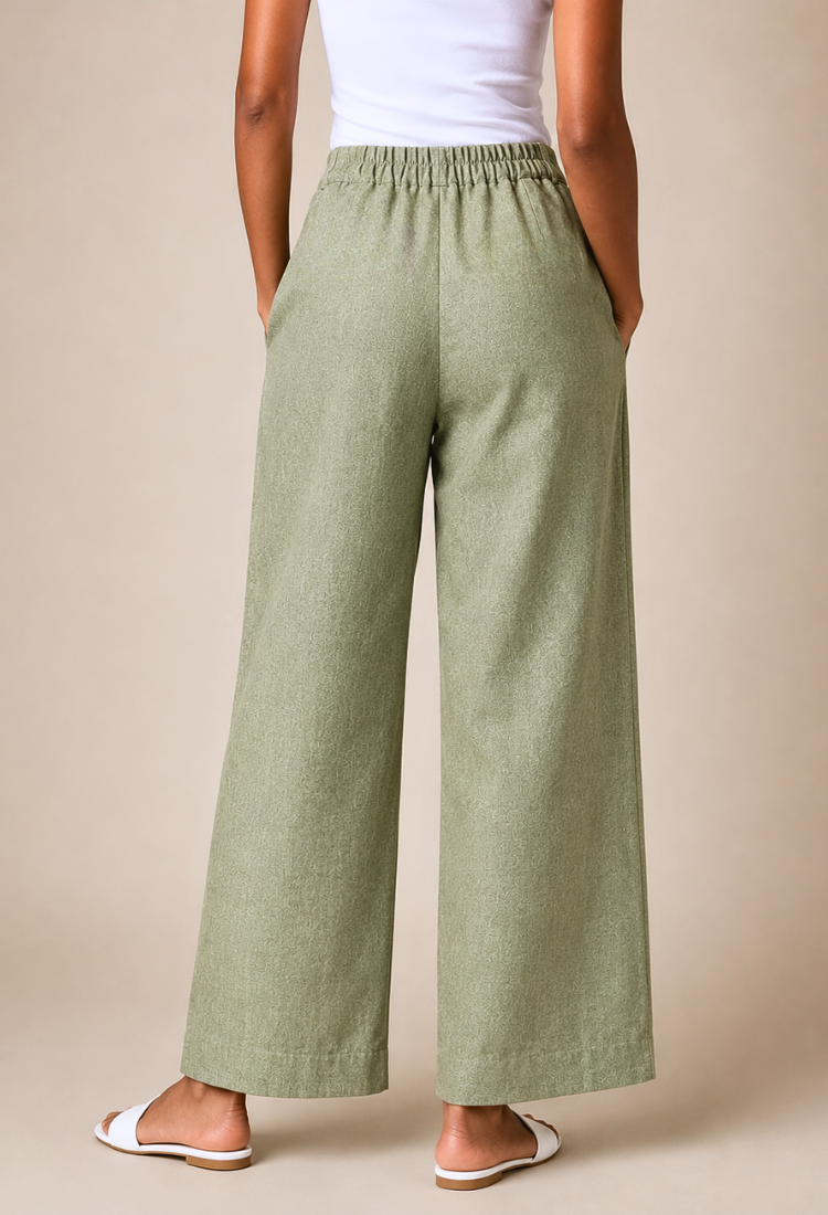 avAraNIya® Women High Waist Wide Leg Trouser Pants