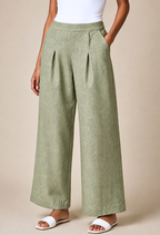 avAraNIya® Women High Waist Wide Leg Trouser Pants