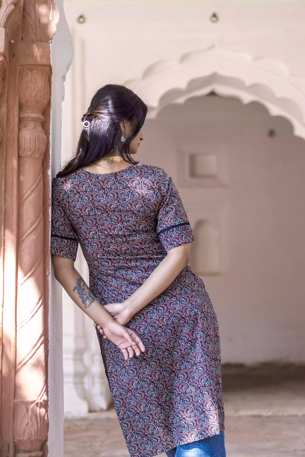 Kalamkari Cotton Kurti