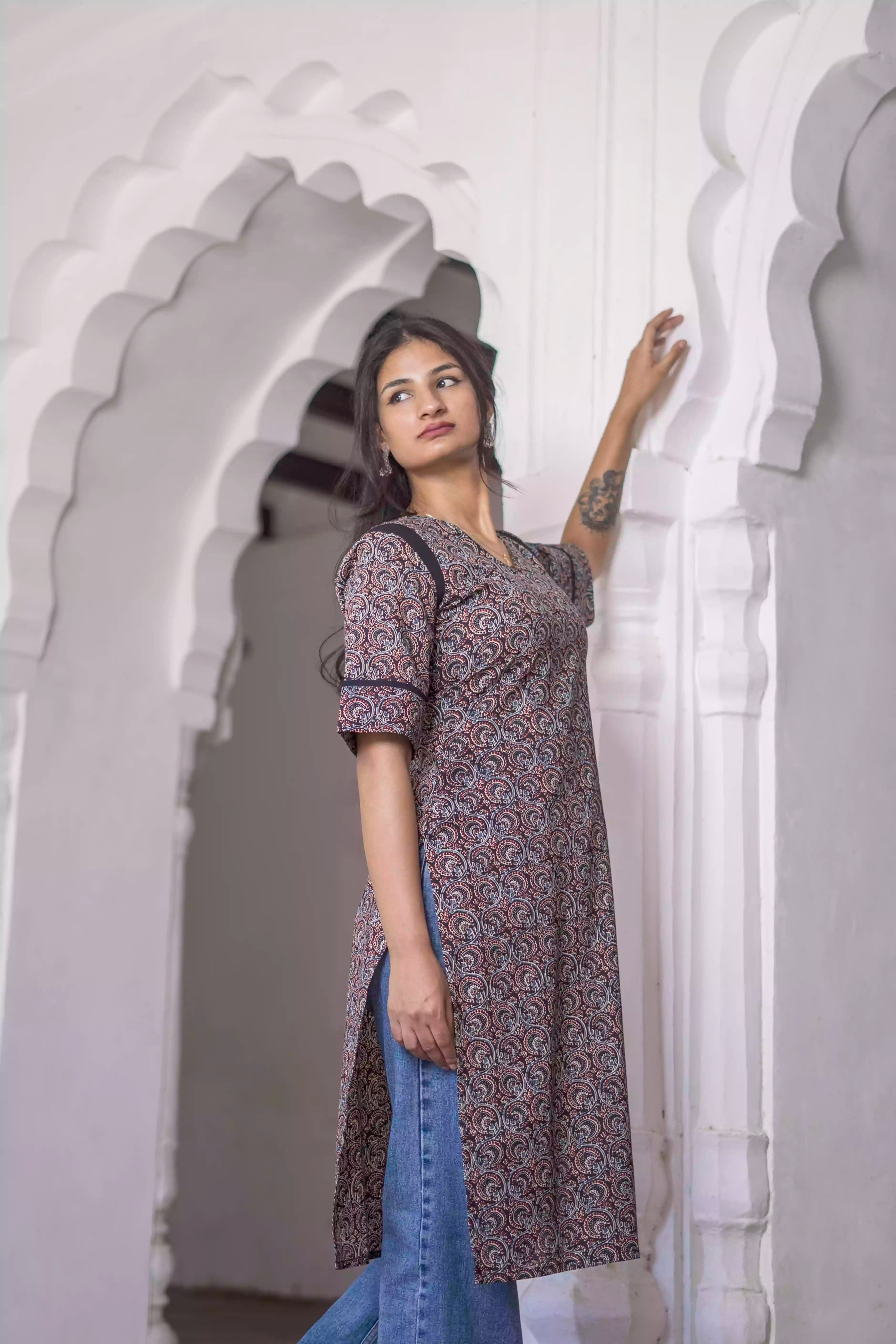 Kalamkari Cotton Kurti